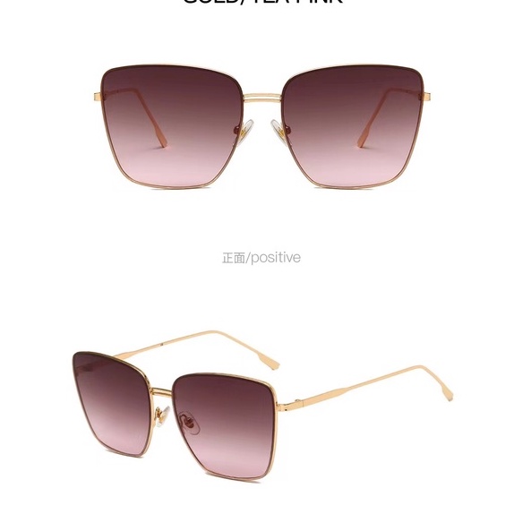 (Rowling) Sunglasses  Kacamata Hitam Titanium  frame Women Sunglasses New Arrival Import Kacamata Fashion-Ka-87 C3 Coklat