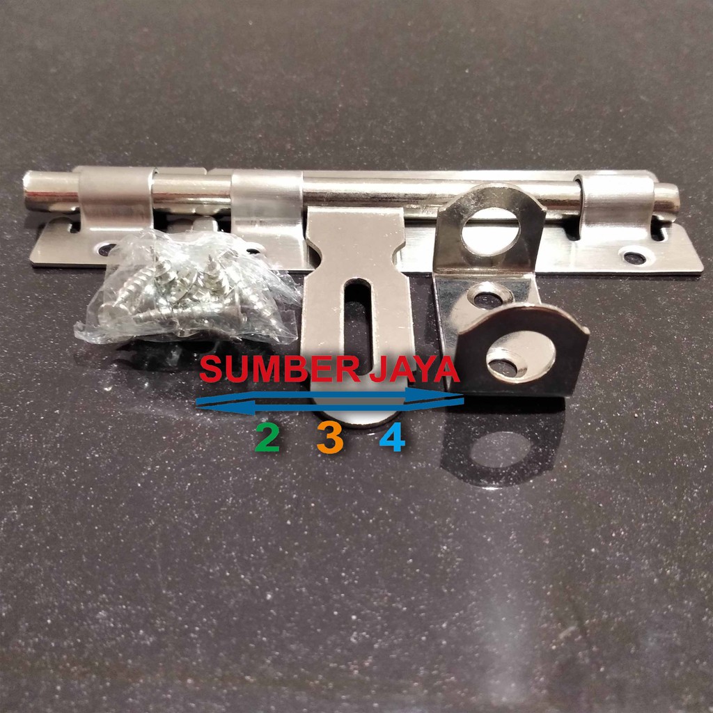 Grendel overpal gembok  6&quot;  /  selot slot overpal gembok 6&quot; TERMURAH