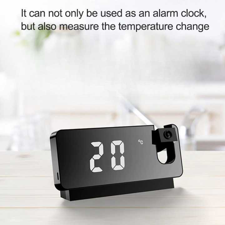 TD-AI02 Ruyun Jam Alarm Digital Proyektor Temperature - S282A