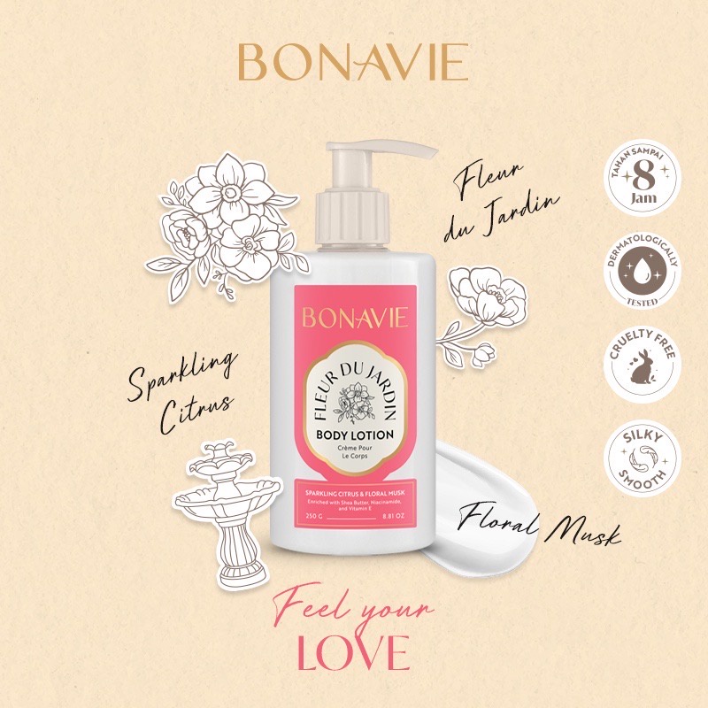 BONAVIE Body Lotion Fleur de Jardin 250 ml