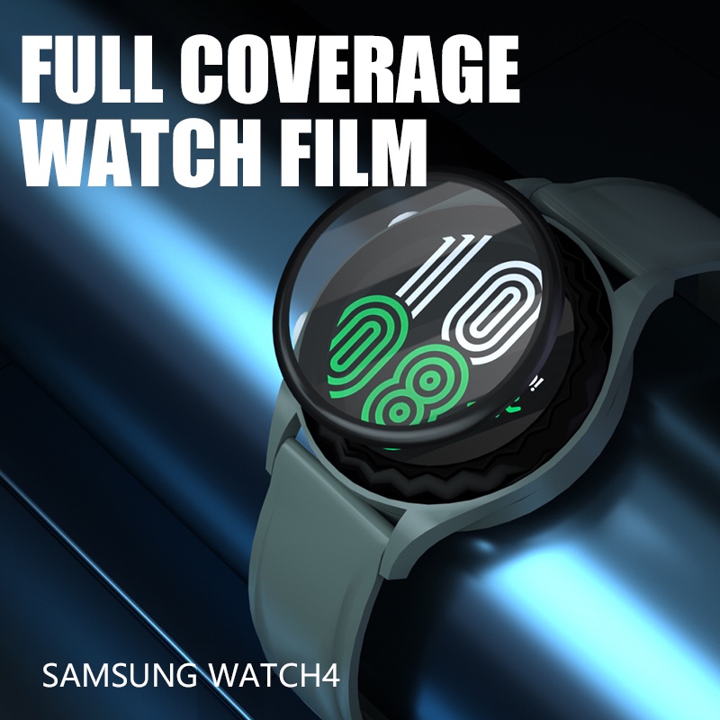 Film Pelindung Layar Curved Ultra Clear 40mm 44mm Untuk Samsung Galaxy Watch 4