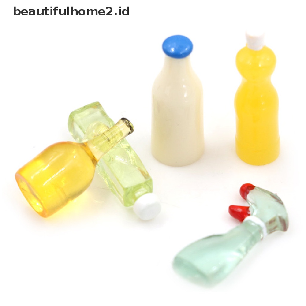 Beautifulhome2. Buku Literatur Dalam Bahasa MandarinId 5pcs Miniatur Botol Plastik 3cm Untuk Aksesoris Dapur Rumah Boneka 1: 12