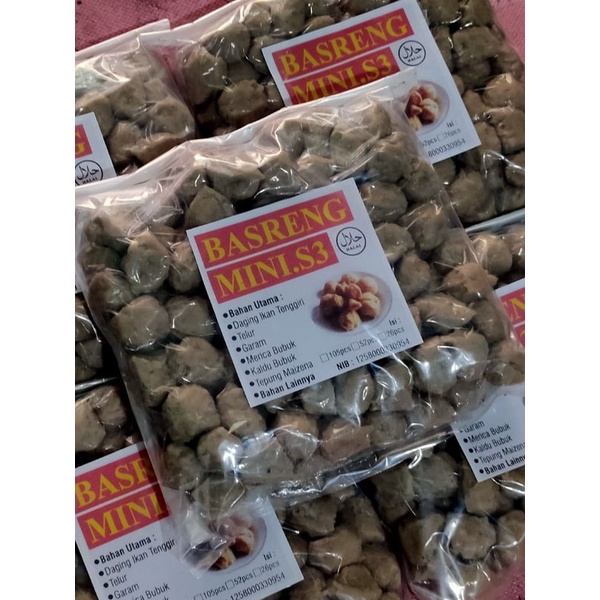 BASRENG ISI 105 BIJI,BASRENG MENTAH,BASRENG IKAN TENGGIRI