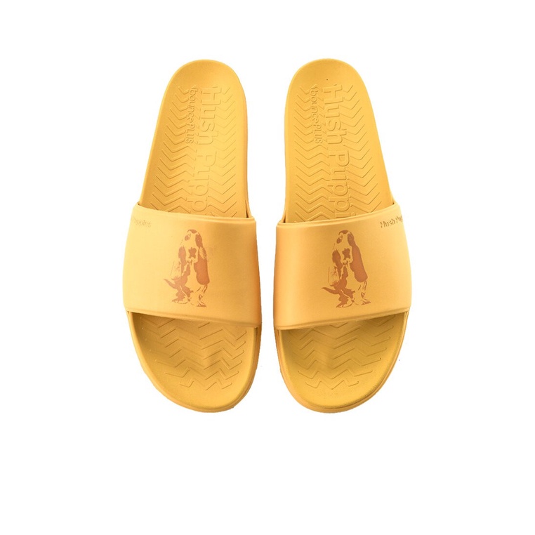 SANDAL SLIDE HUSH PUPPIES PRIA ORIGINAL CASUAL BRANDED KUNING HM16