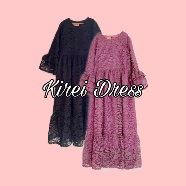 KIREI Dress by Cinta Hijup Collection / Gamis Anak Brukat Premium full Furing
