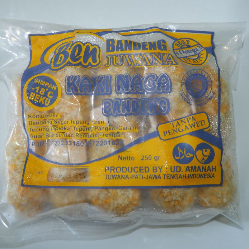 

Frozen Food Kaki Naga Bandeng (250g)