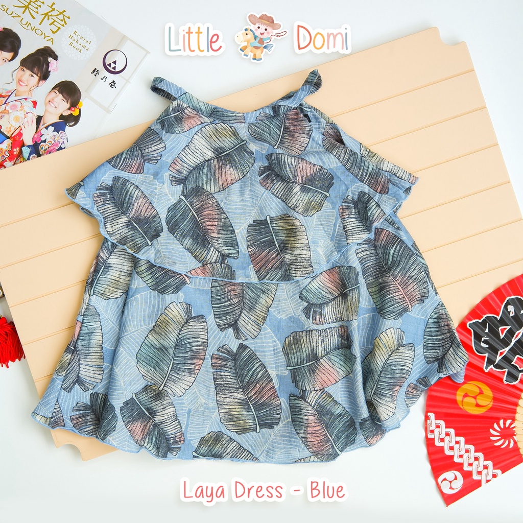 Laya Dress ( Girl ) - Gaun Anak Perempuan - Terusan Anak Perempuan - Little Domi