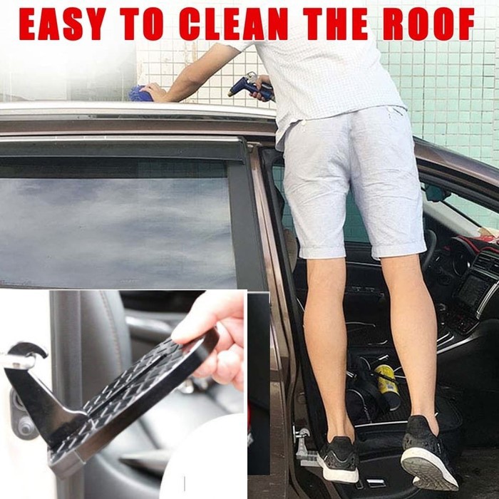 Car Door Step Hooked | Injakan Kaki Atap Rooftop Mobil Premium Stainless