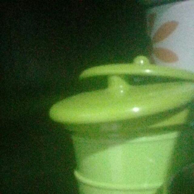 Set Tutup & Alas Gelas Melamine Hijau