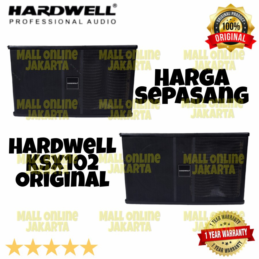 Speaker Pasif Hardwell 10 inch Ksx102 Original Pasiv Ksx 102 Ori