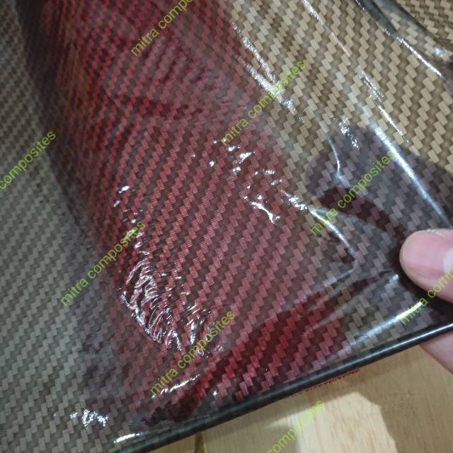 Bahan water transfer printing carbon film carbon celup hydrographic carbon wtp wtf carbon Twill 03