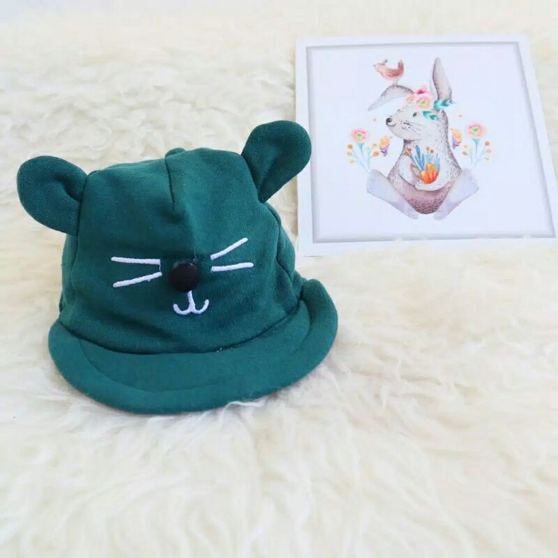 Topi Bayi Baseball kucing Topi Bayi Lucu Topi Bayi karakter