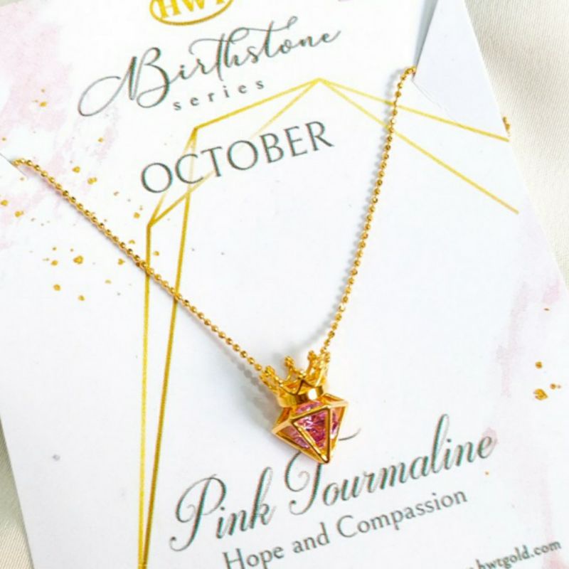 Liontin Emas asli model huruf