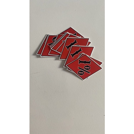 Sticker 1 persen brotherhood Big