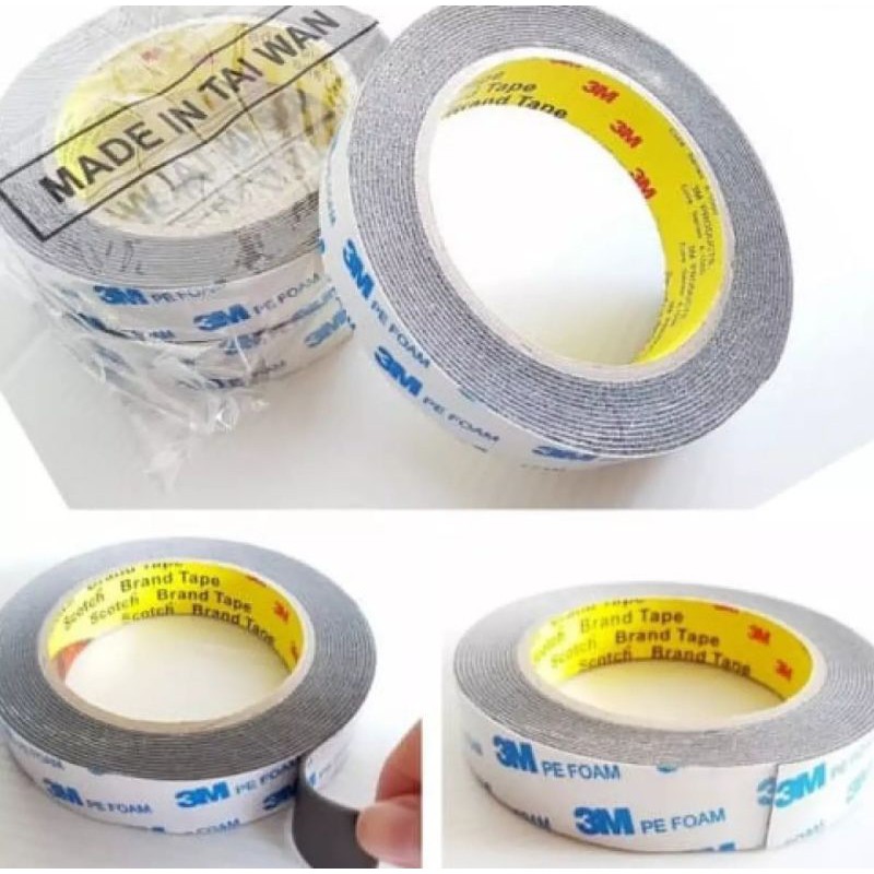 Double Tape 3M Foam Double Tape Serbaguna Busa 20mm x 4.5 mtr