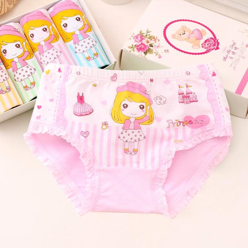 HappyOliver AI LEE RENDA CD celana dalam anak perempuan bahan katun halus 2-12 Tahun PART1