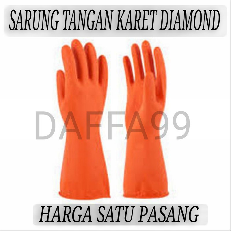 Sarung Tangan Cuci, Sarung Tangan Tukang Kebun, Bahan Karet Tidak Licin