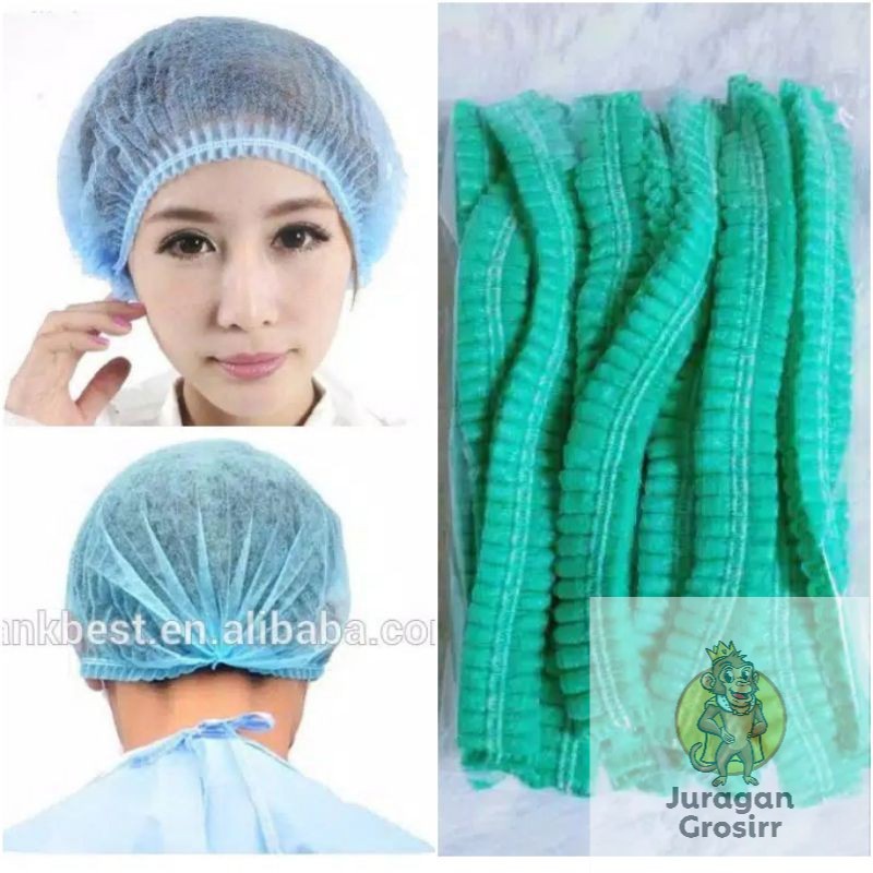 JG - PENUTUP KEPALA RAMBUT - SHOWER CAP - PENUTUP KEPALA MEDIS