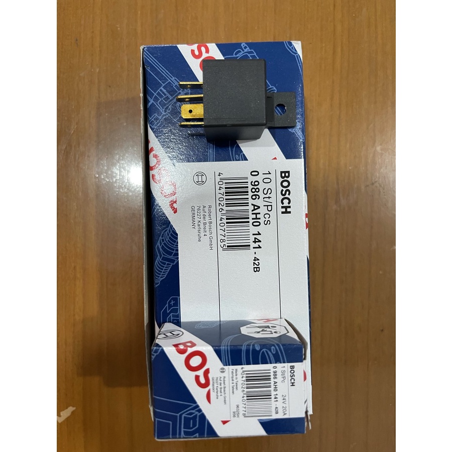 RELAY BOSCH KAKI 4 24V 20A 4 KAKI BOSCH ORIGINAL UNTUK TRUCK BUS