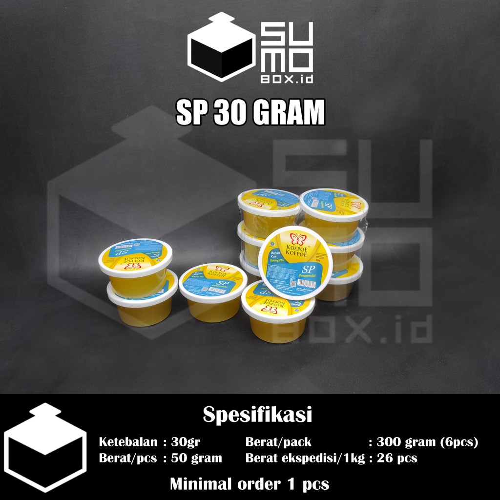 

SP S P koepoe koepoe 30gram / Cake Emulsifier Bolu / Bahan Kue Kupu Kupu