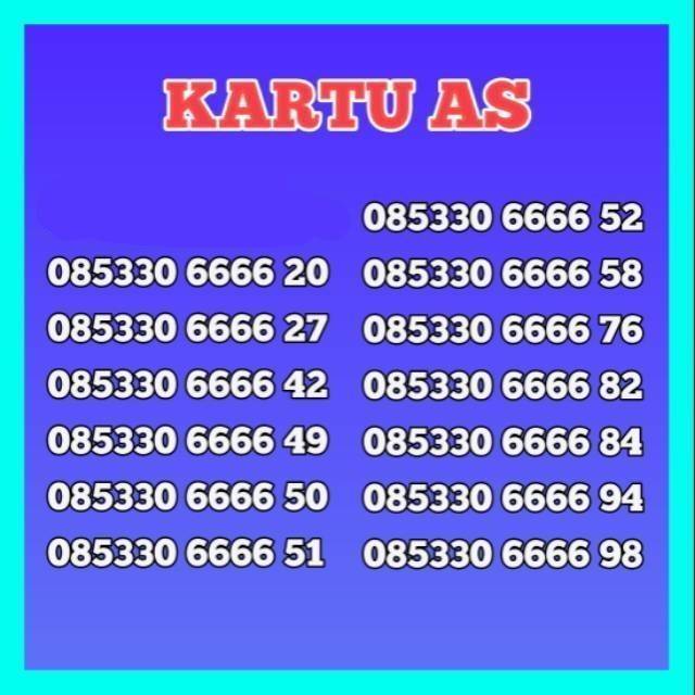 Nomor cantik kwartet 6666