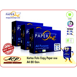 kertas foto copy HVS    murah paper one ukuran A4 80 gram