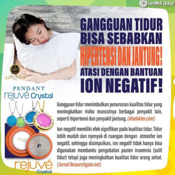 Rejuve Crystal / ion negatif