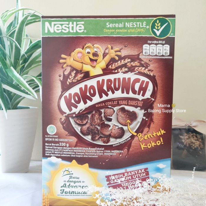 

koko krunch crunch cereal sereal gandum enak 330 gr besar tokomaju1625