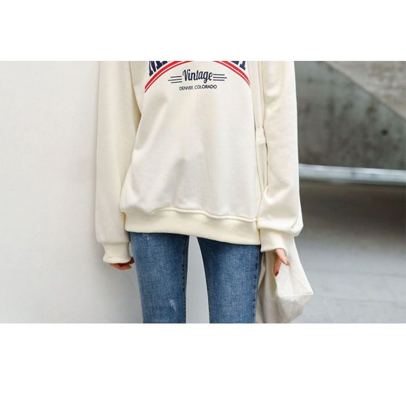 ANCW SWEETER PREMIUM CREWNECK SWEATER WANITA BARU MARGARET SWEATER BAHAN FLEECE KOREAN STYLE