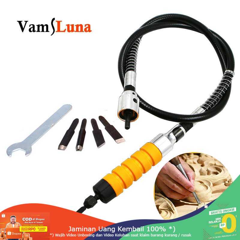 (BISA COD) RVOSTR VamsLuna Alat Ukir Kayu Electric Chisel Wood Carving Tool Set - RI0240