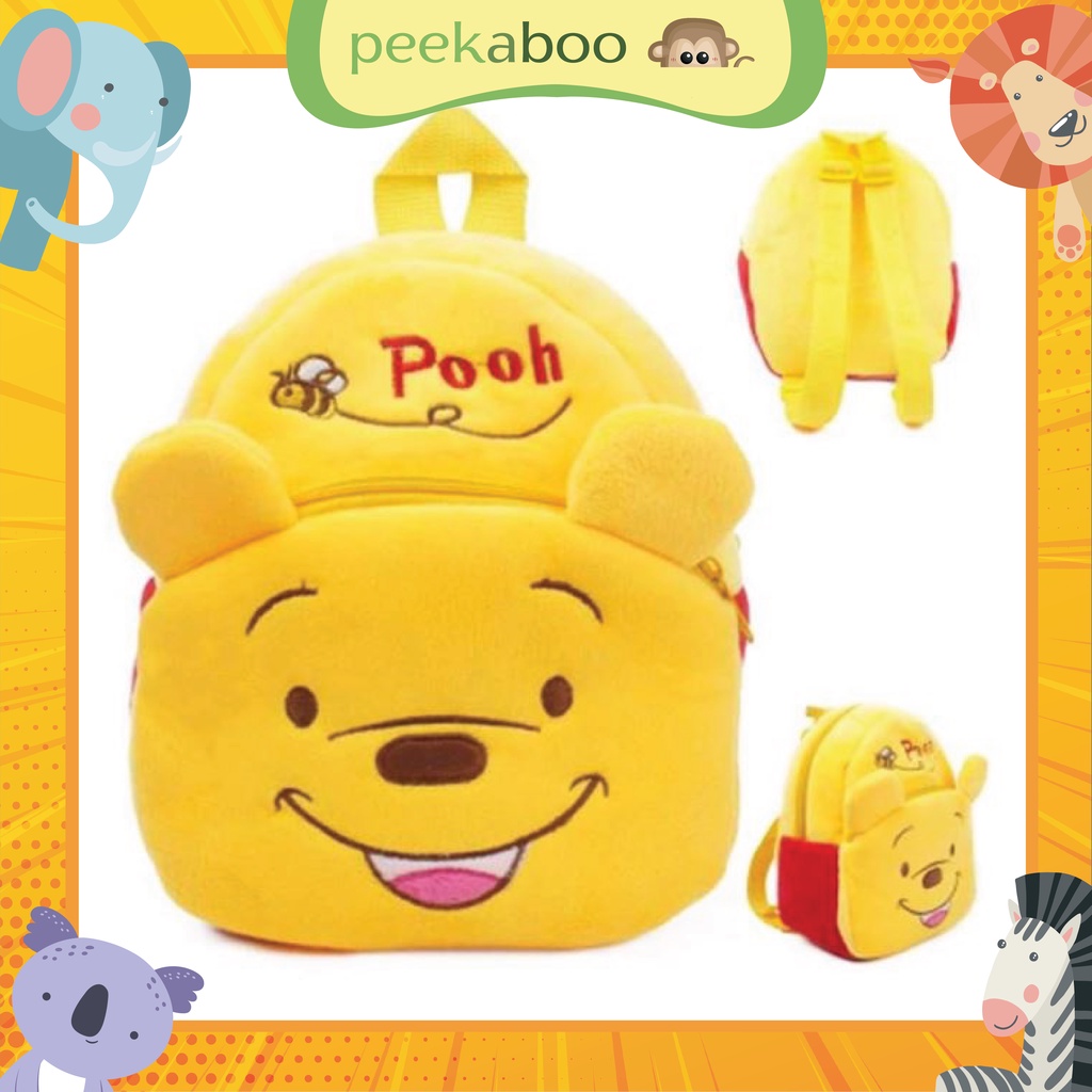 TAS ANAK RANSEL KECIL - WINNIE THE POOH SEKOLAH KARTUN LUCU IMPOR LAKI PEREMPUAN COWOK CEWEK MURAH