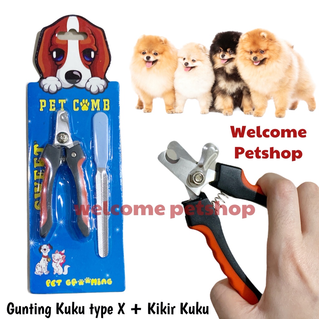 Gunting Kuku Tipe X + Kikir / Gunting Kuku Hewan / Pet Clipper