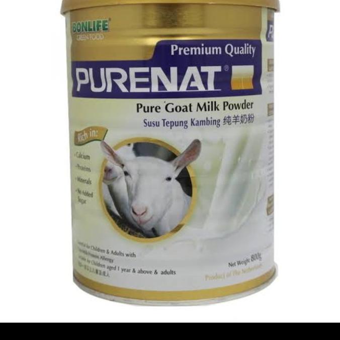 

READY COD Purenat pure goat milk powder 800 g ( susu kambing)