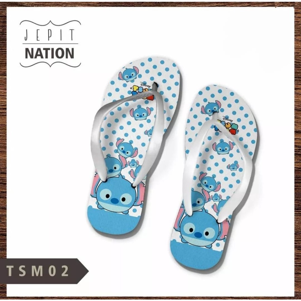 Sandal Jepit Wanita Motif Kartun Lucu