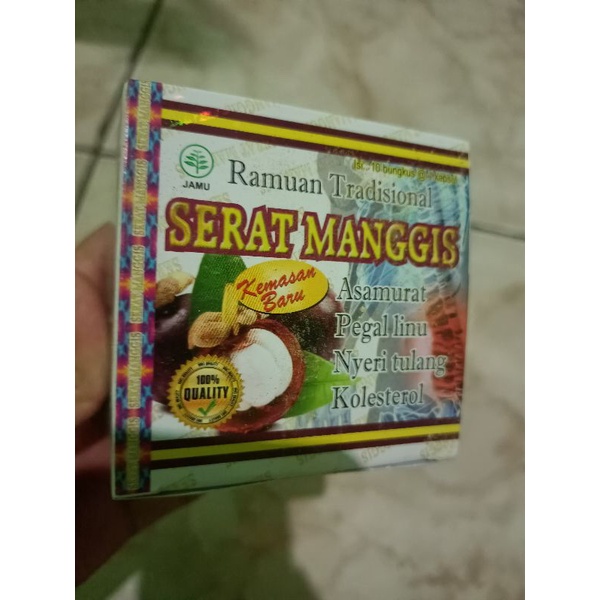 Serat manggis asam urat