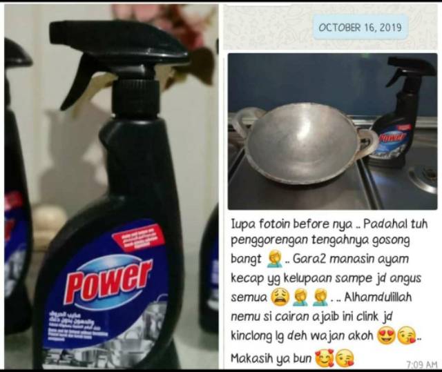 Power Hitam Cairan Ajaib Pembersih Kerak Panci Shopee Indonesia