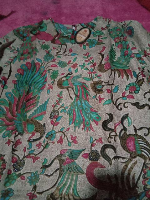 Maura Couple - Sania Ruffle Batik Couple Ori Ndoro Jowi Garansi Termurah Shopee - Batik Modern Solo