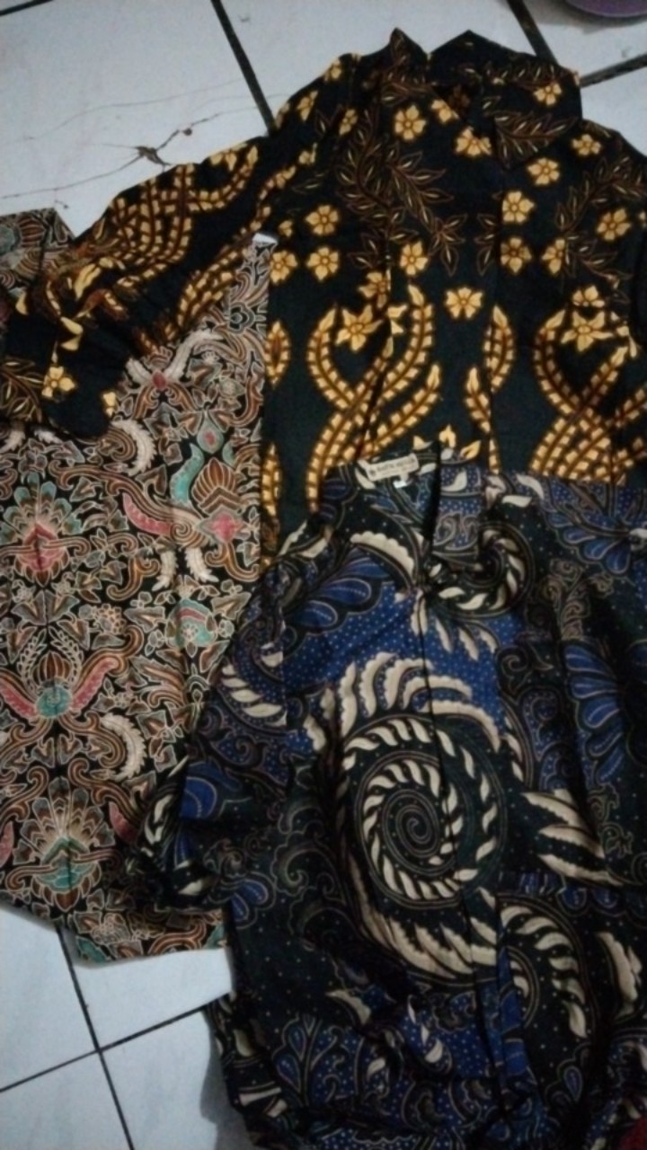 Kemeja Batik Pria Ppbtk07 Modern Lengan Panjang Casual Modis Trendy Masa Kini M L Xl Asli Pekalongan