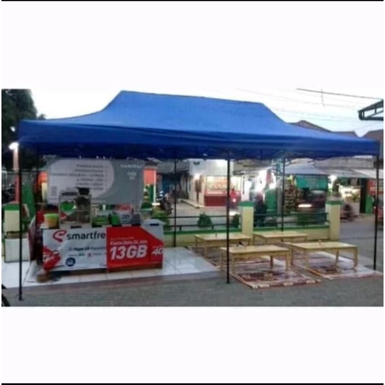 Jual Tenda Lipat Cahaya Matic Ukuran 3x6 Ketebalan Besi 0 8 Shopee