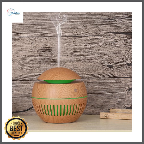 Taffware Ultrasonic Humidifier Aroma Essential Oil Diffuser Wood Design 130ml - KJR12 - Wooden