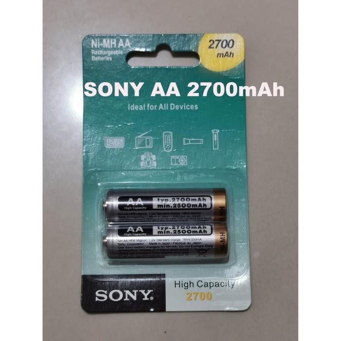 Baterai SONY AA 2700mAh / Battery sony Rechargeable 2700 mAh