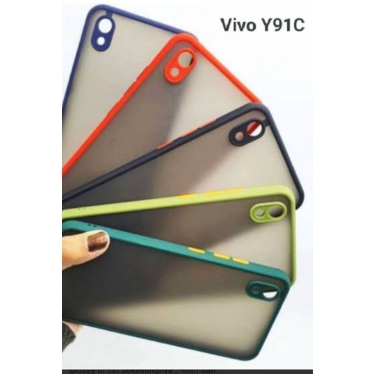 CESING HP VIVO Y1S / VIVO Y91C  FUZE HYBRID CASE FULL PROTECTION HARDCASE HP VS