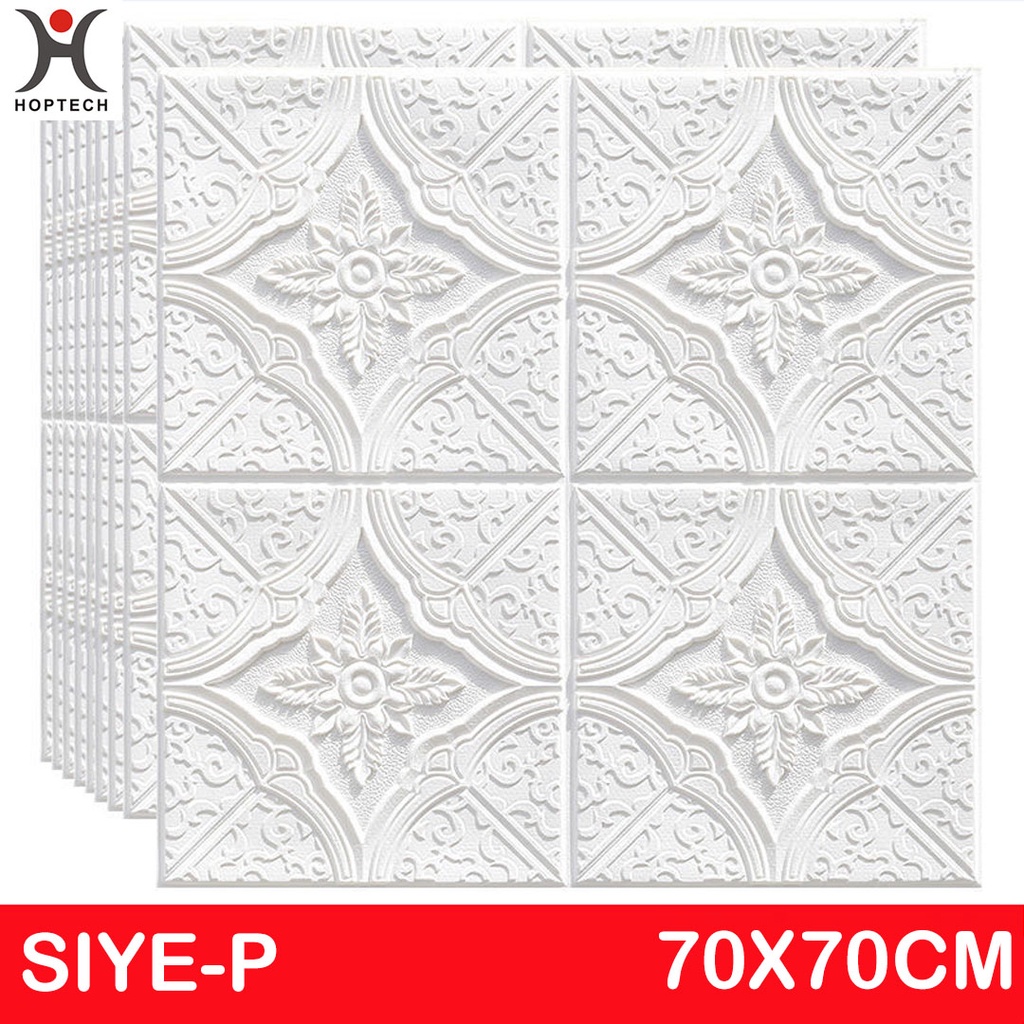 Wallpaper 3D FOAM / Wallpaper Dinding 3D Motif Foam Batik Bunga More High Quality / Wallfoam 3D-SIYE-P