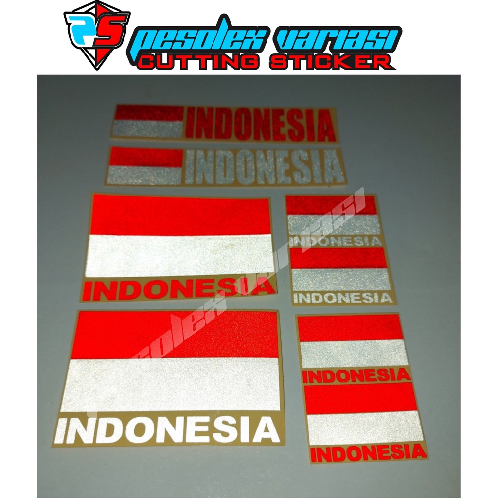 

STICKER BENDERA INDONESIA CUTTING#1