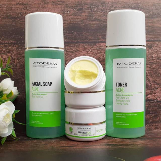 KITODERM ACNE/ PAKET KITODERM SKINCARE/SKINCARE KITODERM
