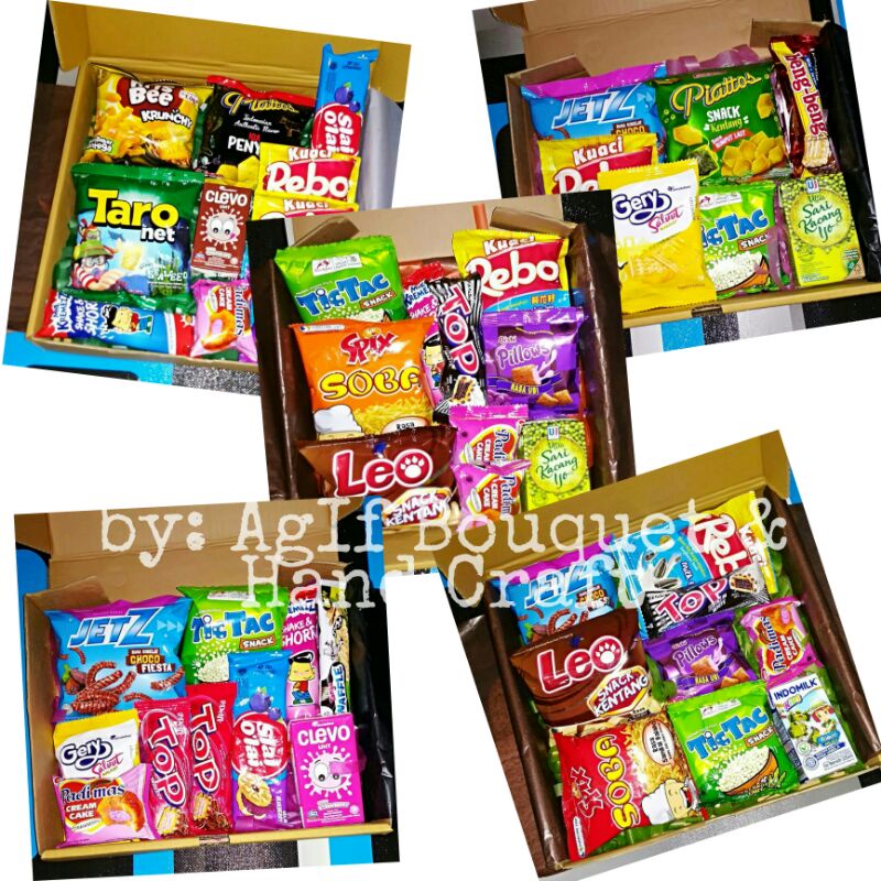 

Paket Hampers Snack (Gift Box Snack) 25K