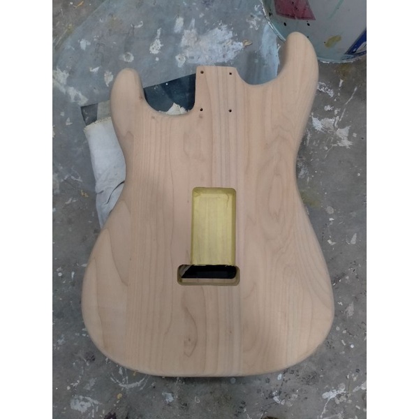 Body Gitar Custom CNC SSS cavity