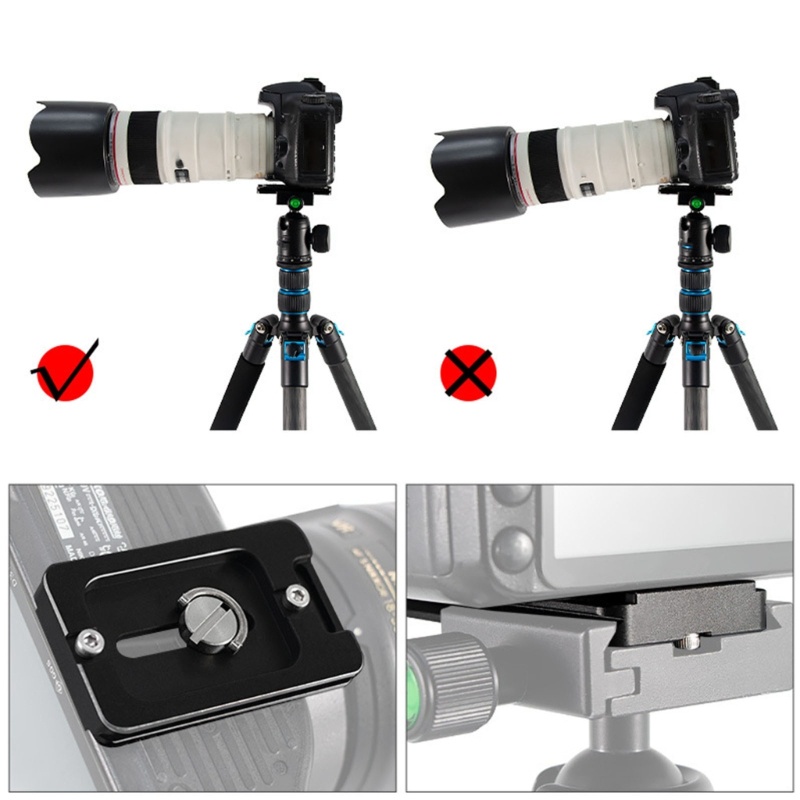 Plat Tripod QR Quick Release Untuk Kamera