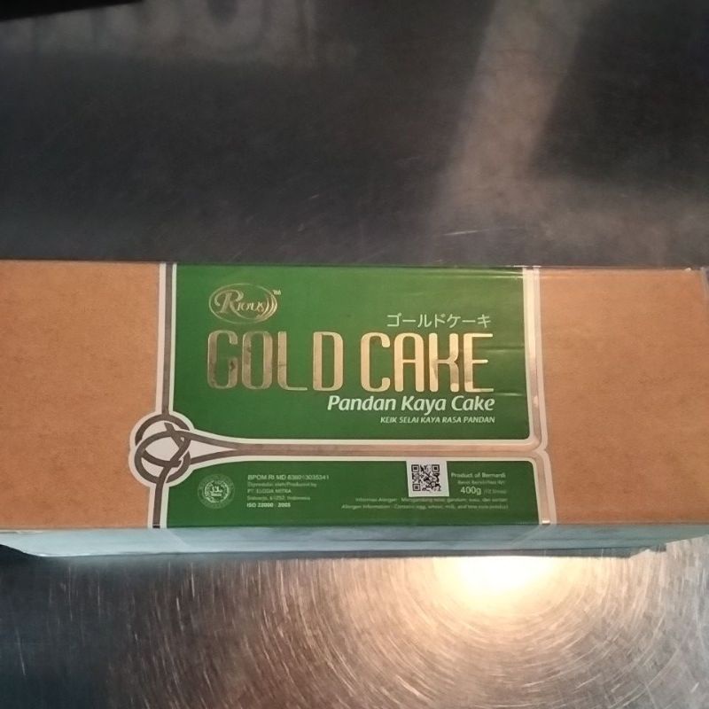 

GOLD CAKE PANDAN KAYA 400 GR