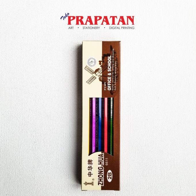 

PENSIL 2B ZHONGHUA 6611 PACK 12 PCS